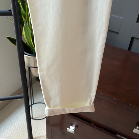 Gap Khakis Broken In Straight Off White Size 8 - Picture 5 of 9